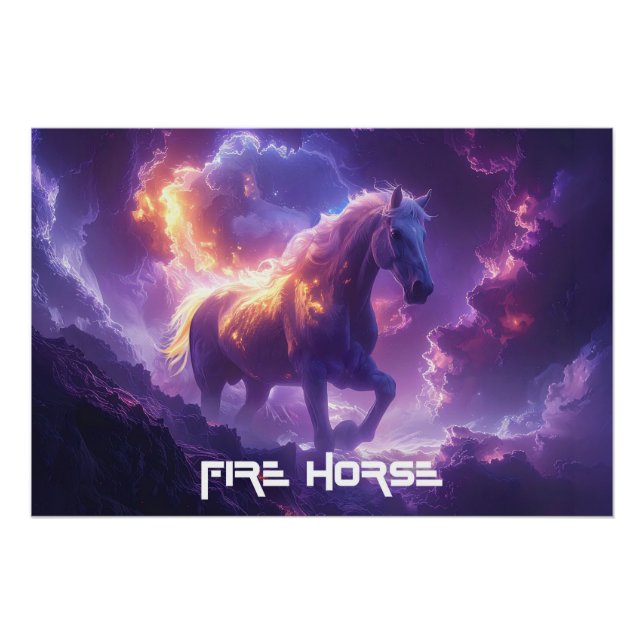 PÓSTER CAVALO DE FOGO - SHENG XIAO (Frente)