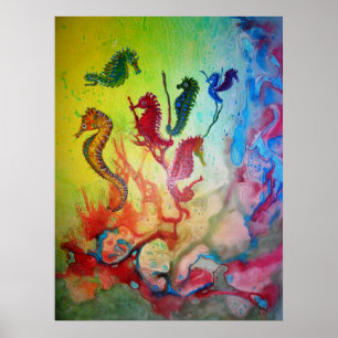 Póster Cavalo de mar Symphany