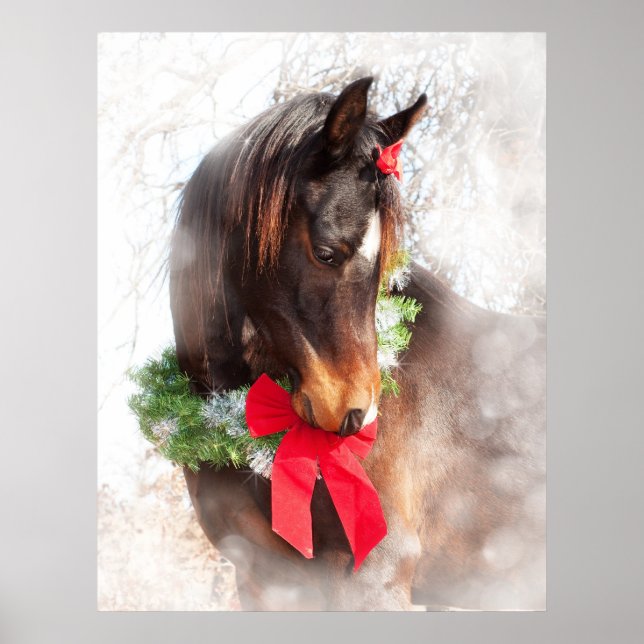 Póster Cavalo de Natal Dreamy (Frente)