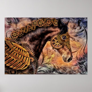 Poster Cavalo de Pedra de Vapor