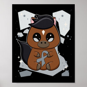 Poster Cavalo de raça pura com dislexia mundial de fita e