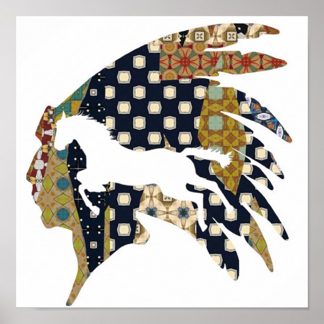 Poster Cavalo em Execução (Frente)