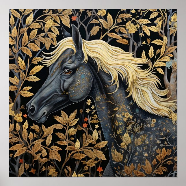 Poster Cavalo Florestal (Frente)