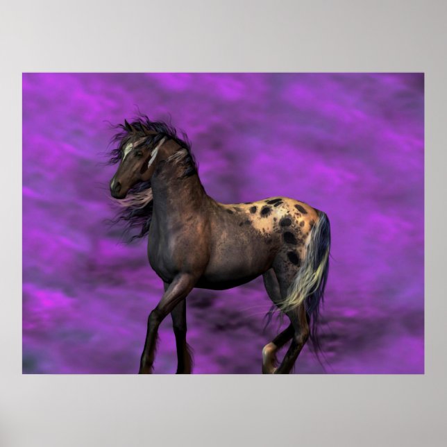 Póster Cavalo Índio (Frente)