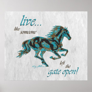 Poster Cavalo Inspirador