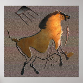 Póster Cavalo Lascaux