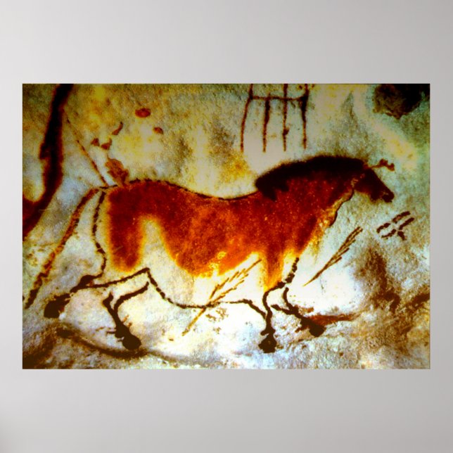 Póster Cavalo Lascaux (Extra Grande) (Frente)