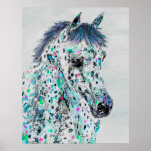 Póster cavalo leopardo appaloosa