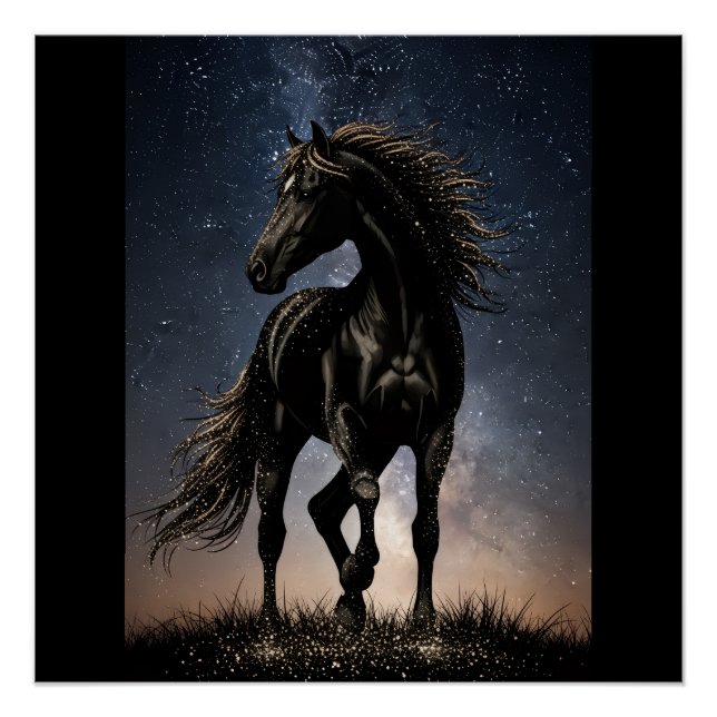 Póster Cavalo Majestoso (Frente)