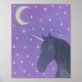 Poster Cavalo-marinho Preto