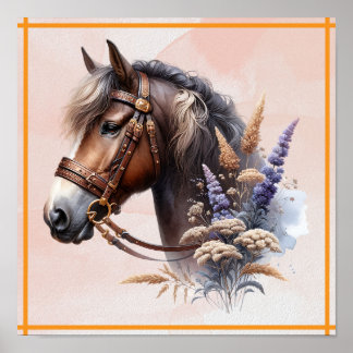 Poster Cavalo Marrom