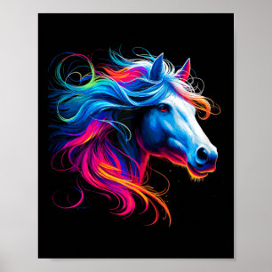 Poster Cavalo Moço de Cavalo Andando