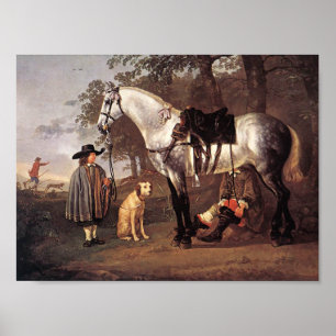 Poster Cavalo na Paisagem Aelbert Cuyp