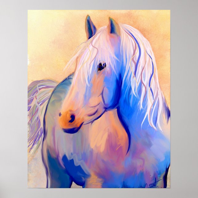 Poster Cavalo Pastel (Frente)