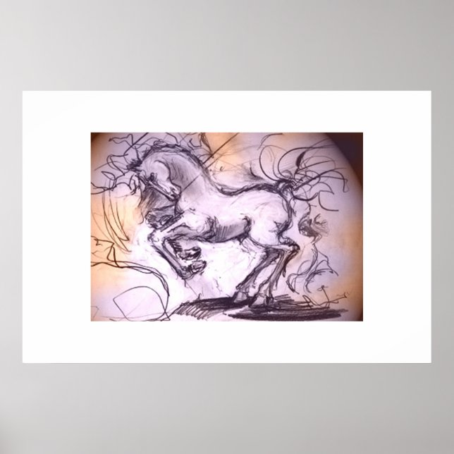 Poster Cavalo pesado (Frente)