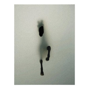 Póster Cavalo Rompendo a Névoa - Arte Abstrata