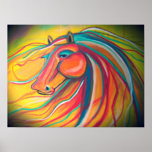Póster Cavalo selvagem