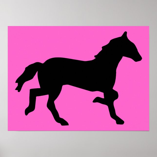 Poster cavalo simples (Frente)