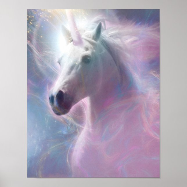 Poster Cavalo Unicórnio SHAFIRE (Frente)
