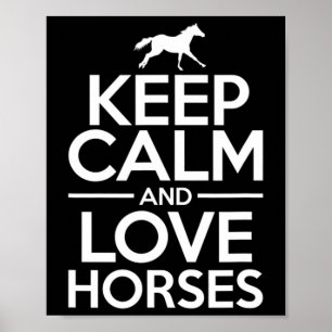 Poster Cavalos de Amor Cavalo Cavalo Andando Equestre
