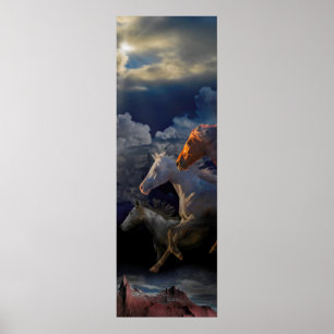Poster Cavalos de Espírito 12X36
