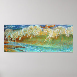 Poster Cavalos de Netuno