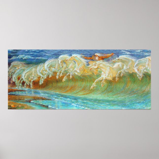 Póster Cavalos de Netuno (Frente)