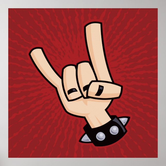 Poster Cavalos Diabos de Metal Pesado (Frente)