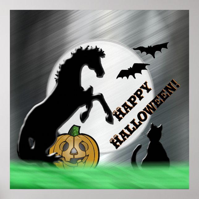 Poster Cavalos do Coração V Halloween (Frente)