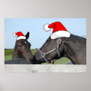 Póster Cavalos do Natal