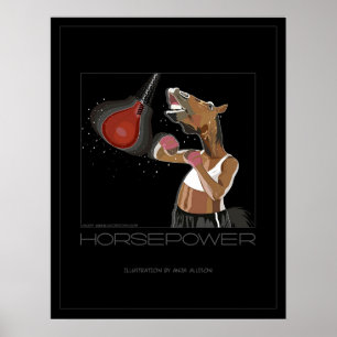 Póster Cavalos-força