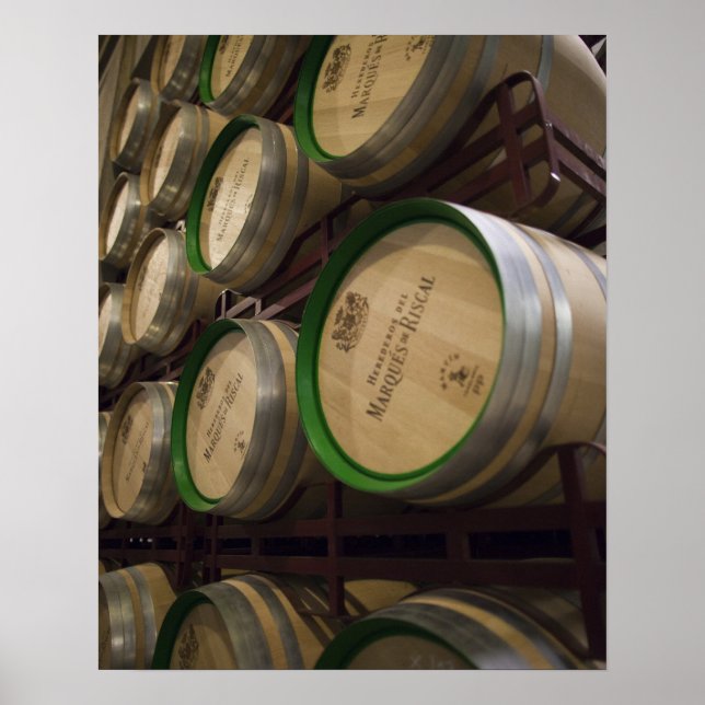 Póster Cave de vin Bodega Marques de Riscal (Frente)