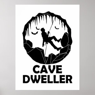 Poster Cave Dweller - Espeleologia Espeleológica do Espel