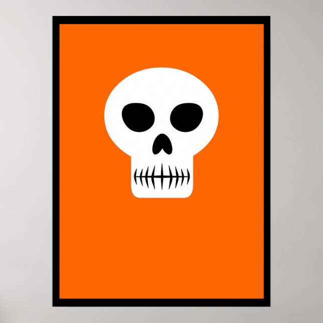 Póster Caveira (Frente)