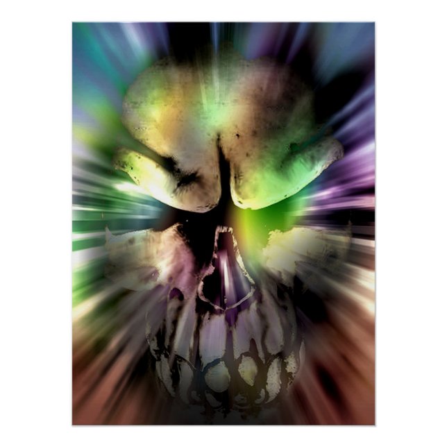 Póster Caveira (Frente)