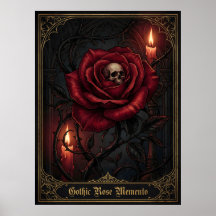 Caveira Memento Mori Rosa Gótica Floral Sombrio Ca
