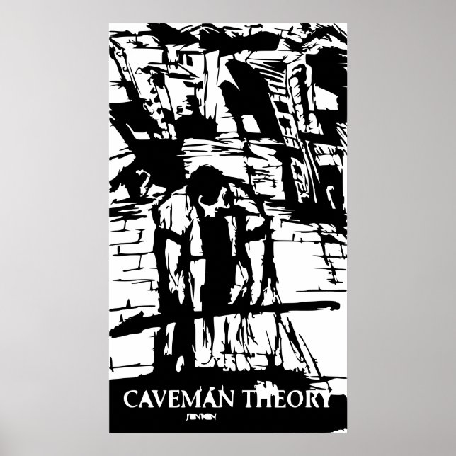 POSTER CAVEMAN THEORY (Frente)