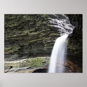 Póster Cavern Cascade, Watkins Glen State Park, Nova Iorq