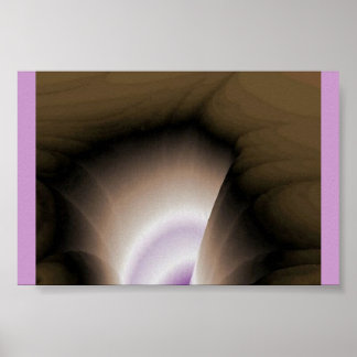 Poster Caverna de montanha alienígena