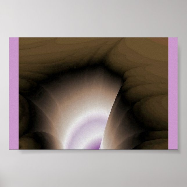 Poster Caverna de montanha alienígena (Frente)