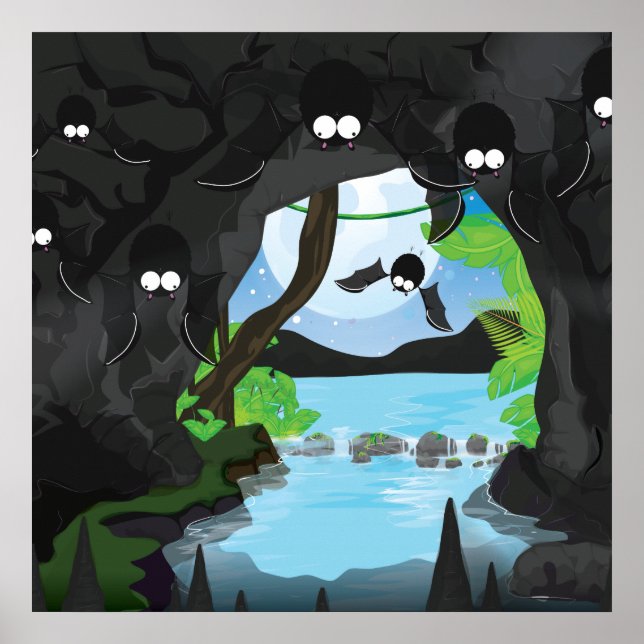 Poster Caverna de Morcegos (Frente)
