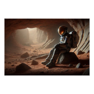 Póster Caverna do Astronauta