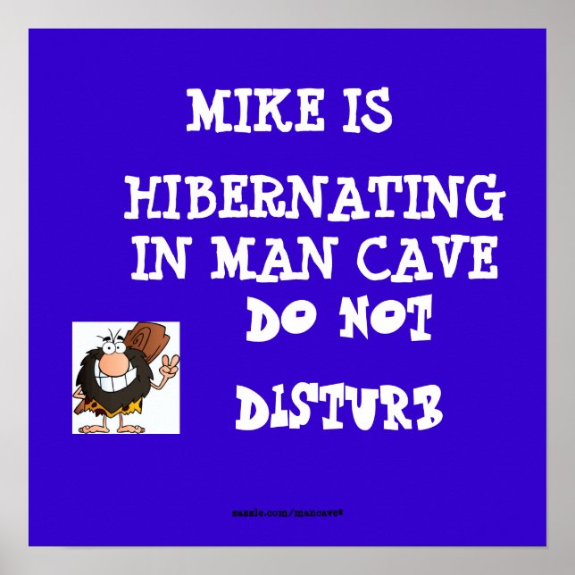 Poster Caverna do Homem Hibernante1 (Frente)