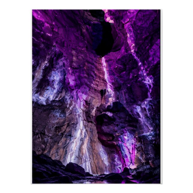 Póster Caverna Encantada – Cavernas White Scar, Yorkshire (Frente)