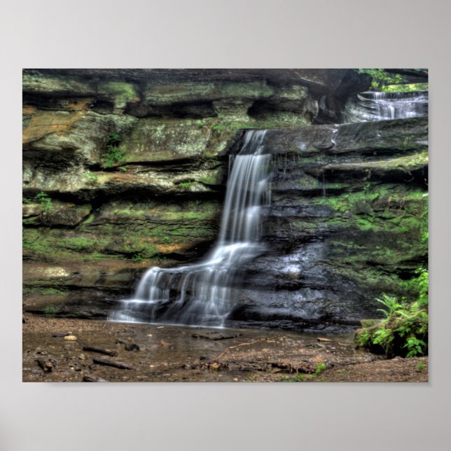 Poster Caverna lateral, Caverna do Velho Homem, Ohio (Frente)