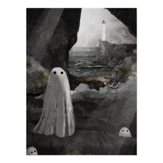 Póster Cavernas Assombradas (Frente)