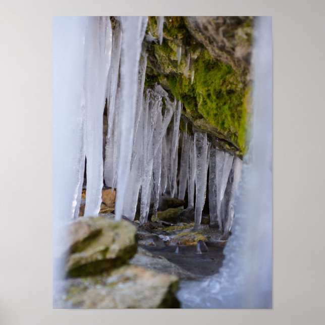 Póster Cavernas Icicles (Frente)