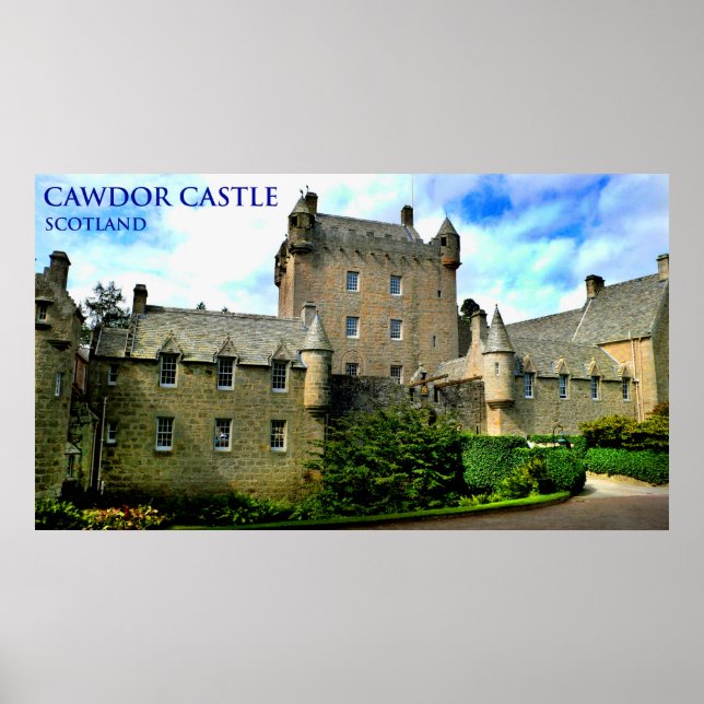 Poster cawdor castle scotland (Frente)