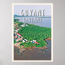Poster Cayenne Photo Vintage