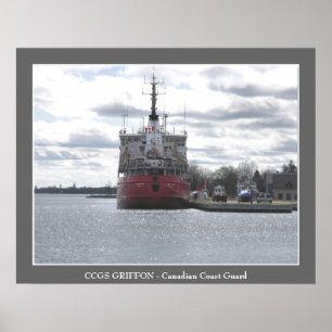 Póster CCGS GRIFFON - Guarda costeira canadense